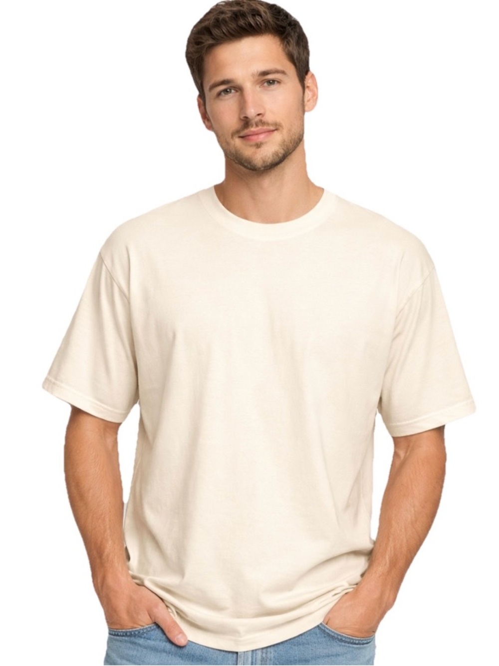 Sporty & Rich Men’s Unisex White Short Sleeve Cotton T Shirt Size XL